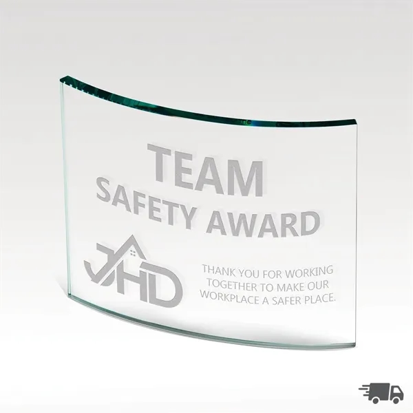 Premium jade glass award with customization and several size options.... from ASI 93986 Visions/Awardcraft / Visions Awards