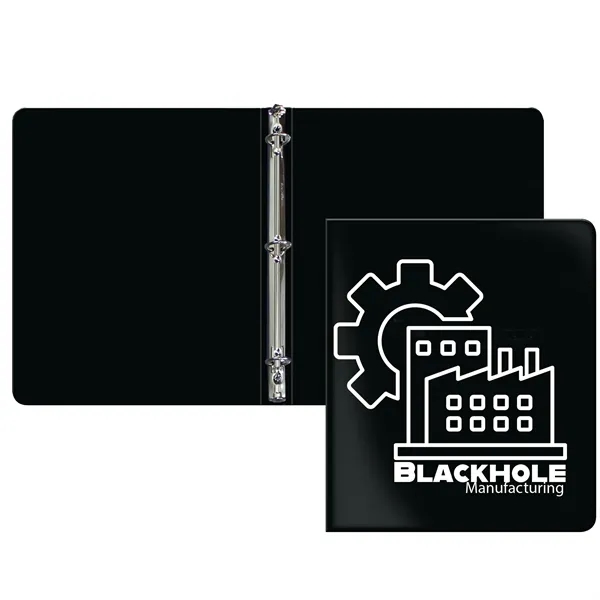 1/2" round three ring binder made of poly that's durable, long-lasting,... from ASI 54040 Fey Promo / Fey Binders and Organization Solutions