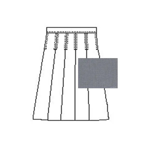 A+ Uniforms - Girls' Model 43 Polyester Plaid Skirt... from ASI 86018 Scrub Authority / Uniform Stores