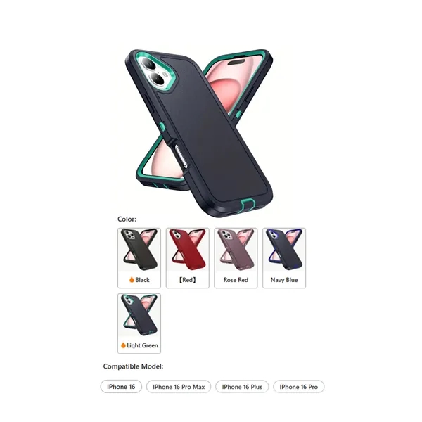 Kidder iBank® iPhone16 Shockproof Case... from ASI 79909 Promotek