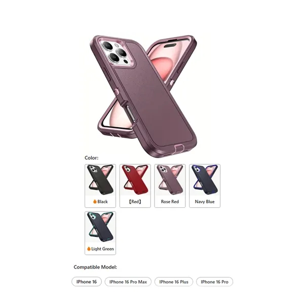 Kidder iBank® iPhone16 Shockproof Case... from ASI 79909 Promotek