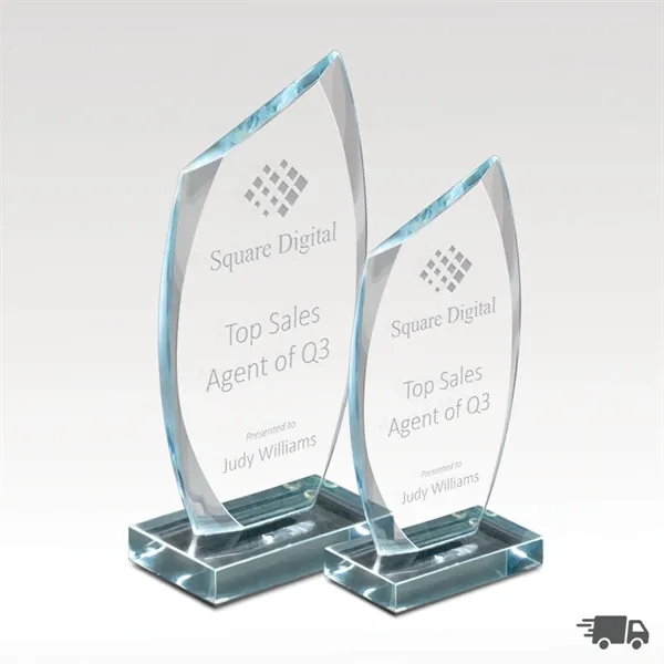 Precision designed cut starphire glass award; offered in multiple sizes.... from ASI 93986 Visions/Awardcraft / Visions Awards