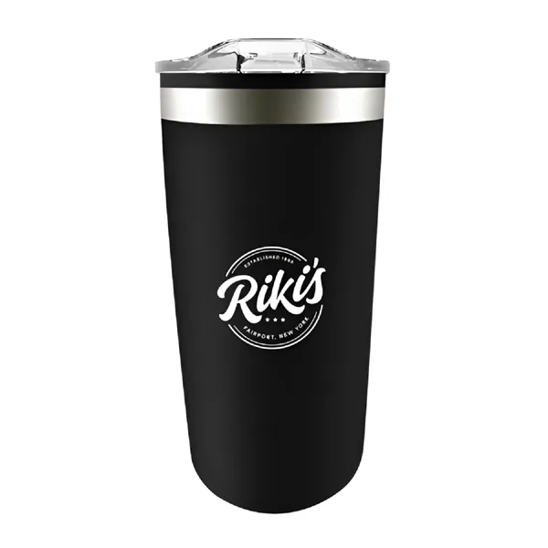 Double wall stainless steel tumbler, 20 oz. plus 1 color silkscreen... from ASI 37218 Athena Promo (tm)