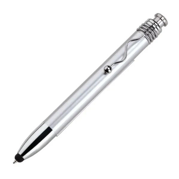 Ballpoint banner pen with Stylus and swizzle clip.... from ASI 84592 St Regis Group