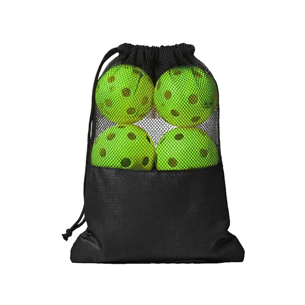 Pickleball 6 pack of green seamless pickleballs and carry bag... from ASI 30226 A J J Enterprises