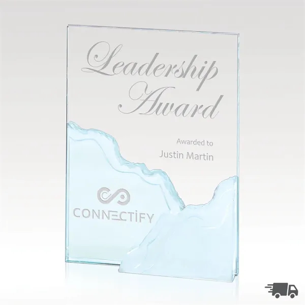 Multi-layer carved premium jade glass award.... from ASI 93986 Visions/Awardcraft / Visions Awards