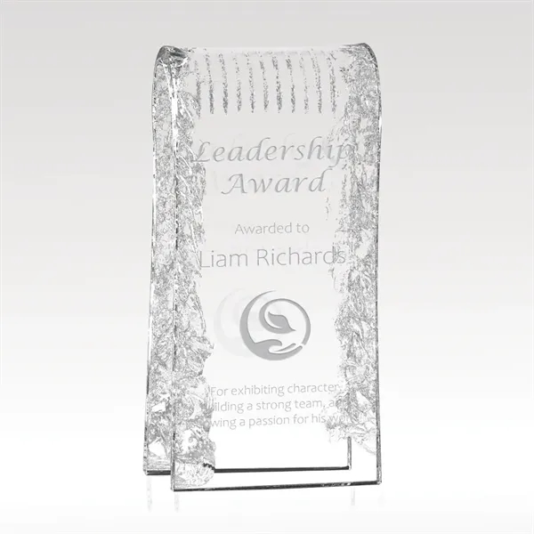 Premium jade glass award with sand etch option for customization.... from ASI 93986 Visions/Awardcraft / Visions Awards