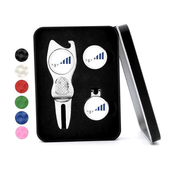 Contour gift set with divot tool hat clip and two ball... from ASI 52263 EMT / EMT EASY