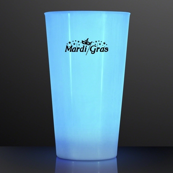 Blank or Imprinted. LED glow cup, 16 oz.... from ASI 34194 ALightPromos / Alight Promotional Products