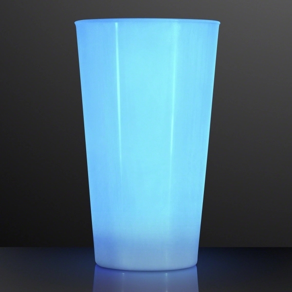 Blank or Imprinted. LED glow cup, 16 oz.... from ASI 34194 ALightPromos / Alight Promotional Products