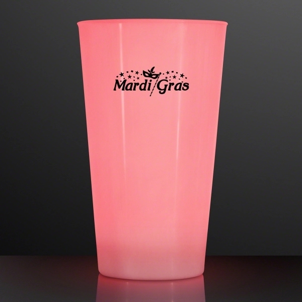 Blank or Imprinted. LED glow cup, 16 oz.... from ASI 34194 ALightPromos / Alight Promotional Products