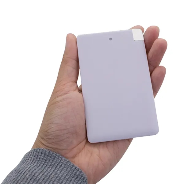 2500 mAh Portable Power Bank with a slim card shape which... from ASI 30112 ACE Products