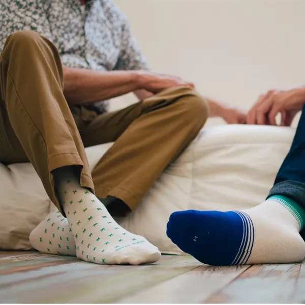 5 day turnaround. Complimentary mockups and design support. Made in USA.... from ASI 88072 Sock Club Enterprises LLC