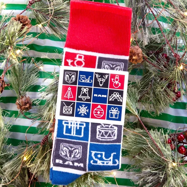 5 day turnaround. Complimentary mockups and design support. Made in USA.... from ASI 88072 Sock Club Enterprises LLC