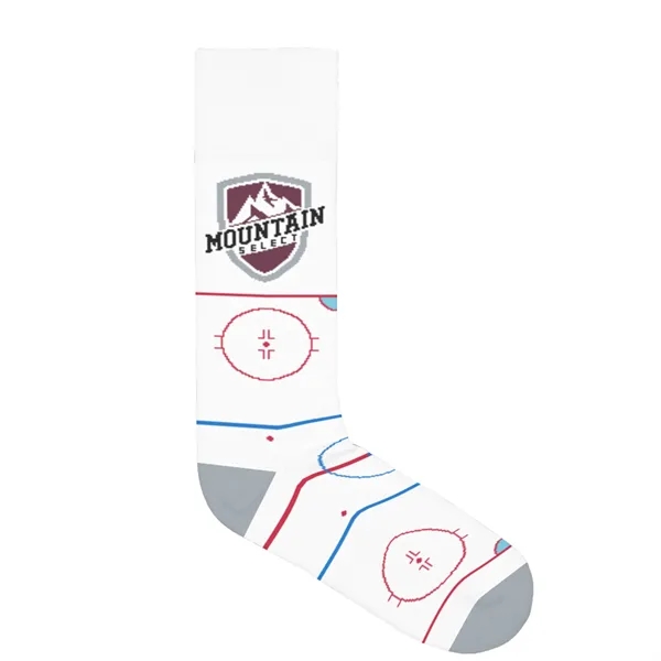 5 day turnaround. Complimentary mockups and design support. Made in USA.... from ASI 88072 Sock Club Enterprises LLC
