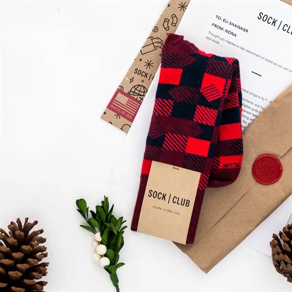 5 day turnaround. Complimentary mockups and design support. Made in USA.... from ASI 88072 Sock Club Enterprises LLC