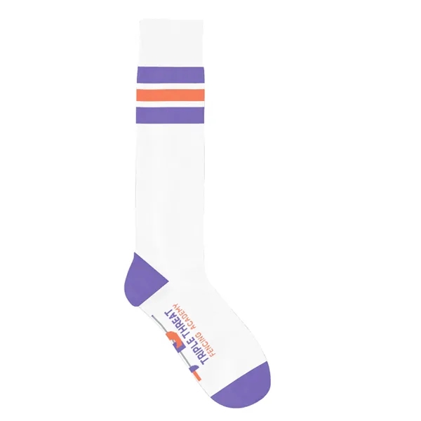 5 day turnaround. Complimentary mockups and design support. Made in USA.... from ASI 88072 Sock Club Enterprises LLC