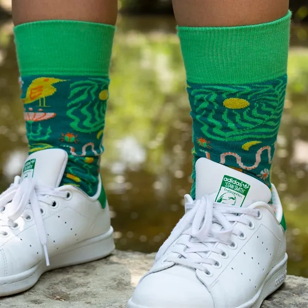 5 day turnaround. Complimentary mockups and design support. Made in USA.... from ASI 88072 Sock Club Enterprises LLC