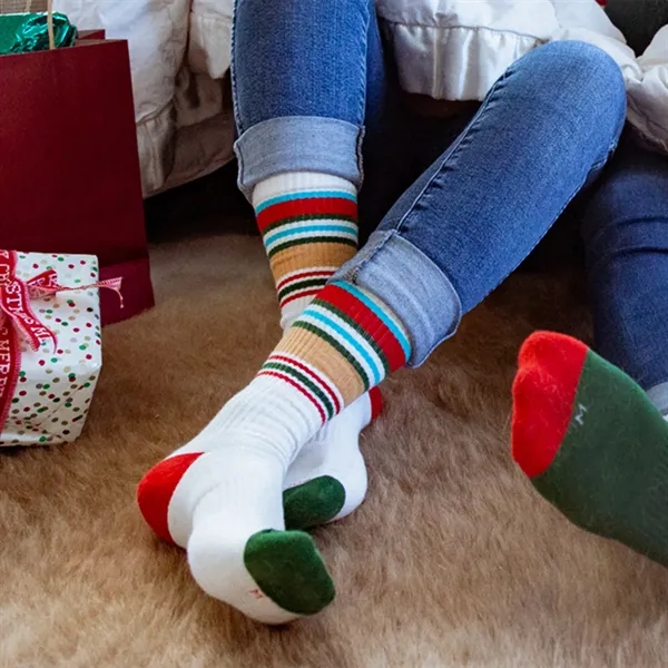 5 day turnaround. Complimentary mockups and design support. Made in USA.... from ASI 88072 Sock Club Enterprises LLC