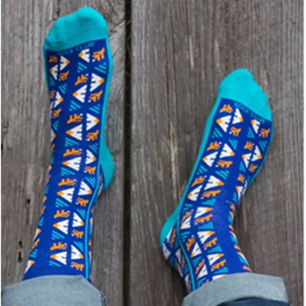 5 day turnaround. Complimentary mockups and design support. Made in USA.... from ASI 88072 Sock Club Enterprises LLC