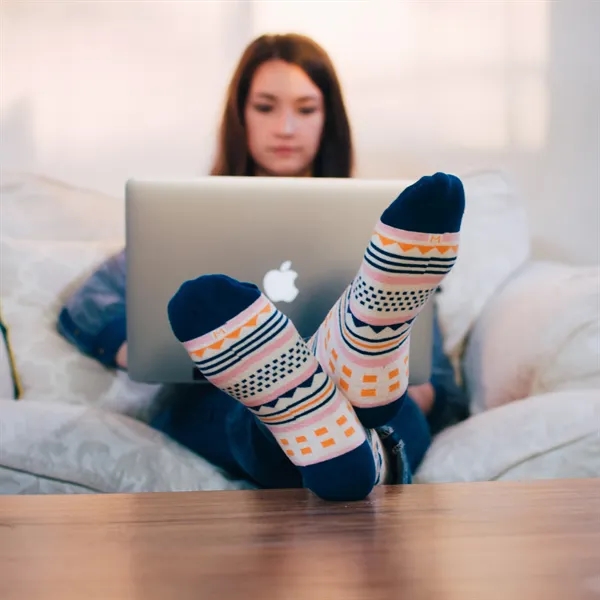 5 day turnaround. Complimentary mockups and design support. Made in USA.... from ASI 88072 Sock Club Enterprises LLC