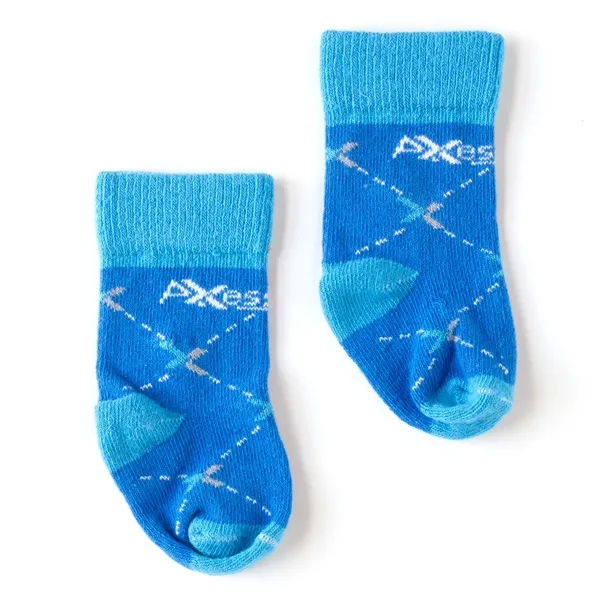 5 day turnaround. Complimentary mockups and design support. Made in USA.... from ASI 88072 Sock Club Enterprises LLC