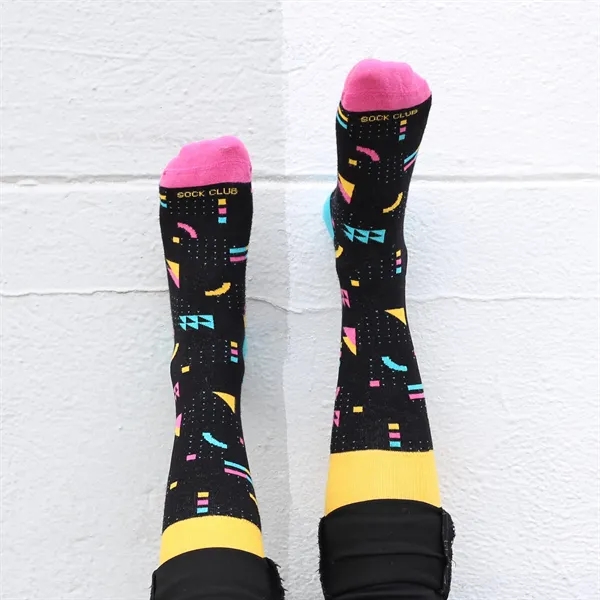 5 day turnaround. Complimentary mockups and design support. Made in USA.... from ASI 88072 Sock Club Enterprises LLC