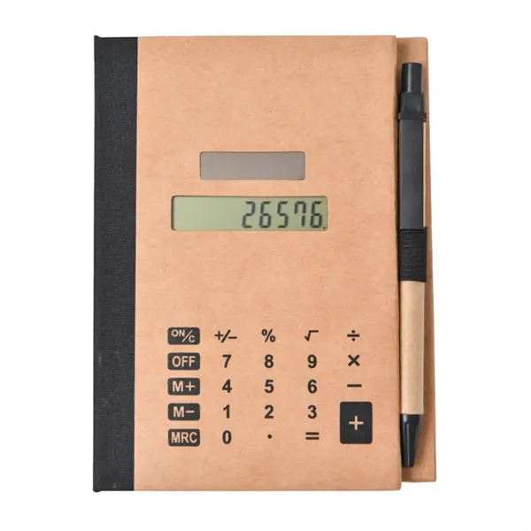 Recycled Solar Calculator with Pen, Notepad, & Flags... from ASI 79535 Primetime / Primetime