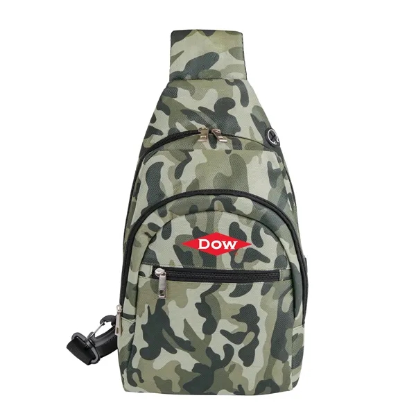 Torrent Crossbody Sling Bag. Premium padded, adjustable crossbody strap for max... from ASI 46755 Cosmo Promos