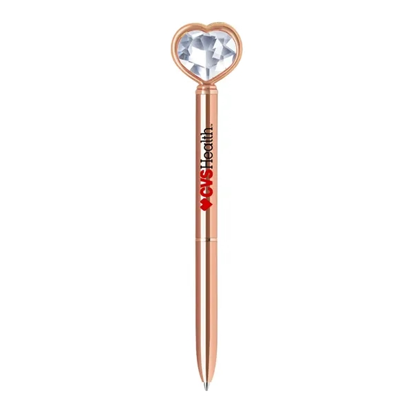 Heart-Shaped Crystal Pen... from ASI 31517 Admart Products / Admart Line