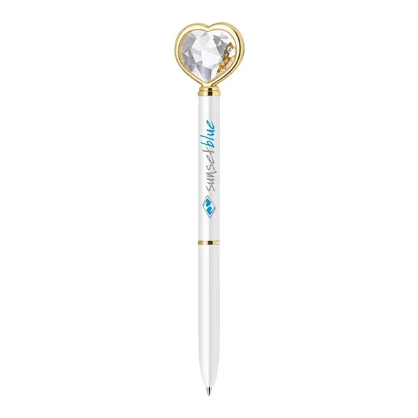 Heart-Shaped Crystal Pen... from ASI 31517 Admart Products / Admart Line