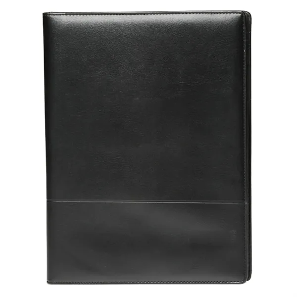 Document holder stitched leather padfolio plus 1 color silkscreen imprint on... from ASI 37218 Athena Promo (tm)