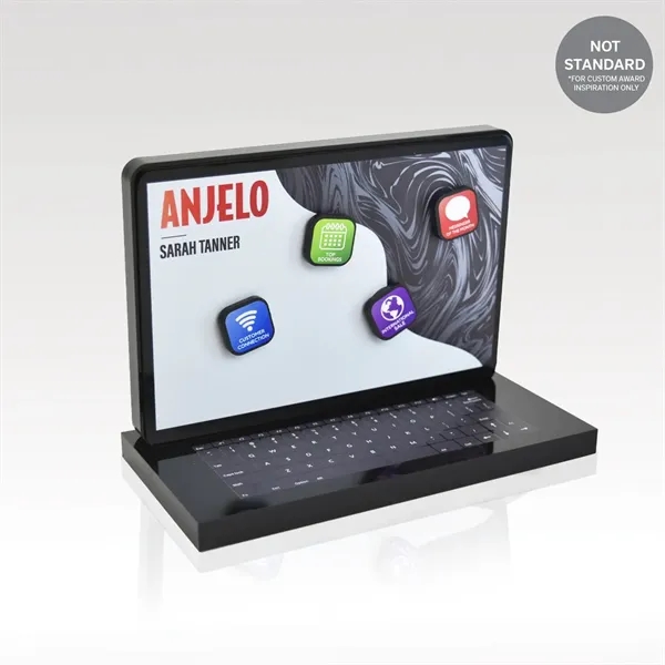 Wear accomplishments in style with our USA-Made acrylic and metal sweatshirt,... from ASI 93986 Visions/Awardcraft / Visions Awards