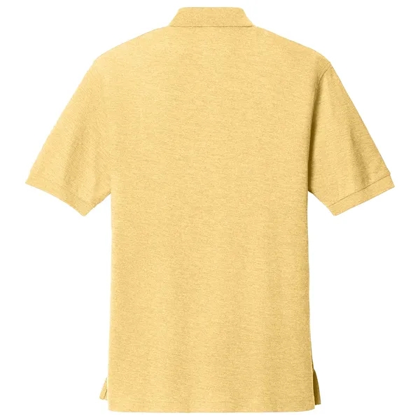 Men's pique knit Silk Touch sports shirt with flat-knit collar/cuffs, metal... from ASI 31260 AdCapitol