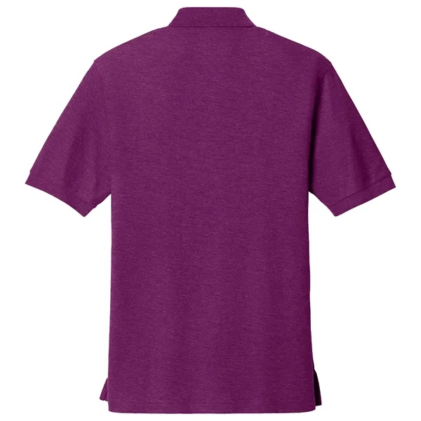 Men's pique knit Silk Touch sports shirt with flat-knit collar/cuffs, metal... from ASI 31260 AdCapitol