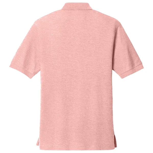 Men's pique knit Silk Touch sports shirt with flat-knit collar/cuffs, metal... from ASI 31260 AdCapitol