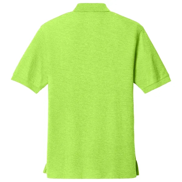 Men's pique knit Silk Touch sports shirt with flat-knit collar/cuffs, metal... from ASI 31260 AdCapitol