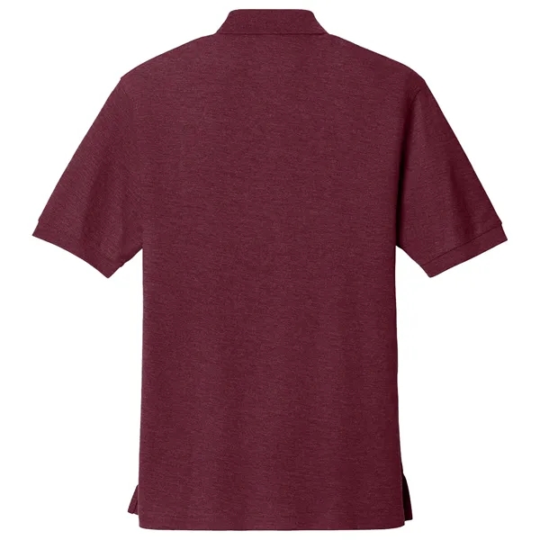 Men's pique knit Silk Touch sports shirt with flat-knit collar/cuffs, metal... from ASI 31260 AdCapitol