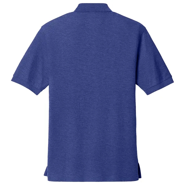 Men's pique knit Silk Touch sports shirt with flat-knit collar/cuffs, metal... from ASI 31260 AdCapitol