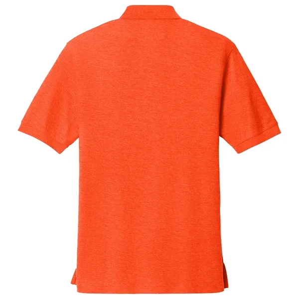 Men's pique knit Silk Touch sports shirt with flat-knit collar/cuffs, metal... from ASI 31260 AdCapitol