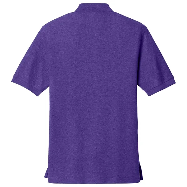 Men's pique knit Silk Touch sports shirt with flat-knit collar/cuffs, metal... from ASI 31260 AdCapitol