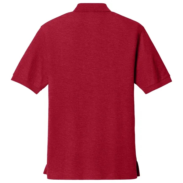 Men's pique knit Silk Touch sports shirt with flat-knit collar/cuffs, metal... from ASI 31260 AdCapitol