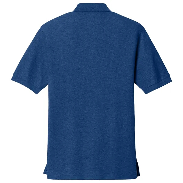 Men's pique knit Silk Touch sports shirt with flat-knit collar/cuffs, metal... from ASI 31260 AdCapitol