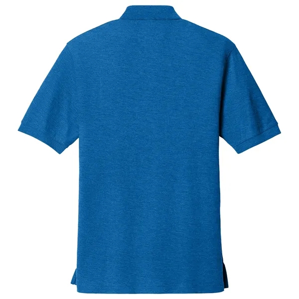 Men's pique knit Silk Touch sports shirt with flat-knit collar/cuffs, metal... from ASI 31260 AdCapitol