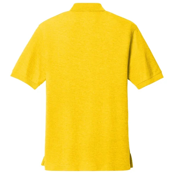 Men's pique knit Silk Touch sports shirt with flat-knit collar/cuffs, metal... from ASI 31260 AdCapitol