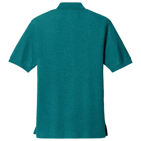 Men's pique knit Silk Touch sports shirt with flat-knit collar/cuffs, metal... from ASI 31260 AdCapitol