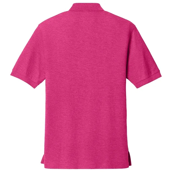 Men's pique knit Silk Touch sports shirt with flat-knit collar/cuffs, metal... from ASI 31260 AdCapitol