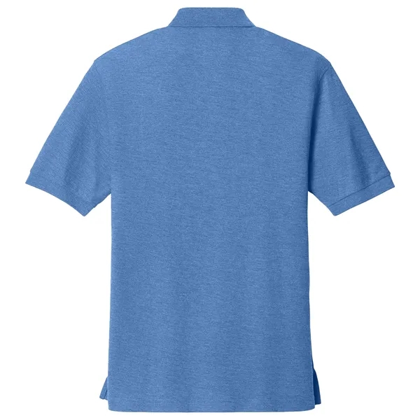 Men's pique knit Silk Touch sports shirt with flat-knit collar/cuffs, metal... from ASI 31260 AdCapitol