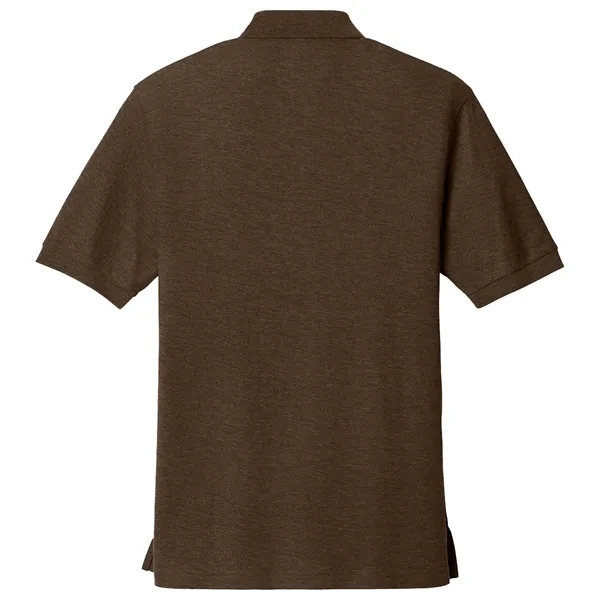 Men's pique knit Silk Touch sports shirt with flat-knit collar/cuffs, metal... from ASI 31260 AdCapitol