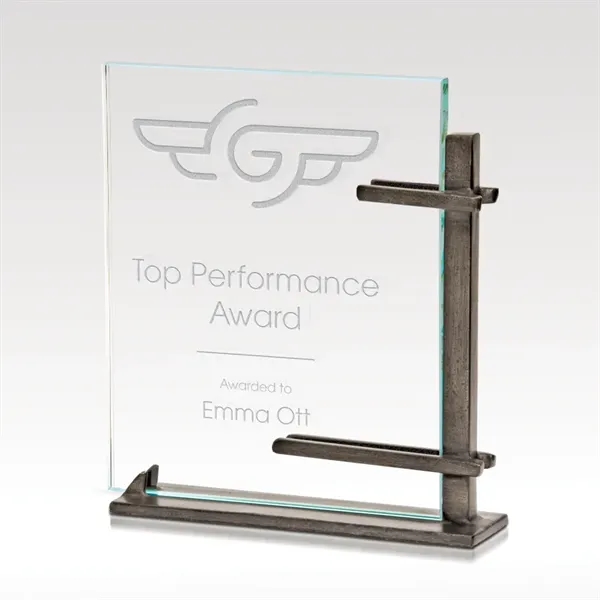 Award that's made with a combination of elegant glass and raw... from ASI 93986 Visions/Awardcraft / Visions Awards